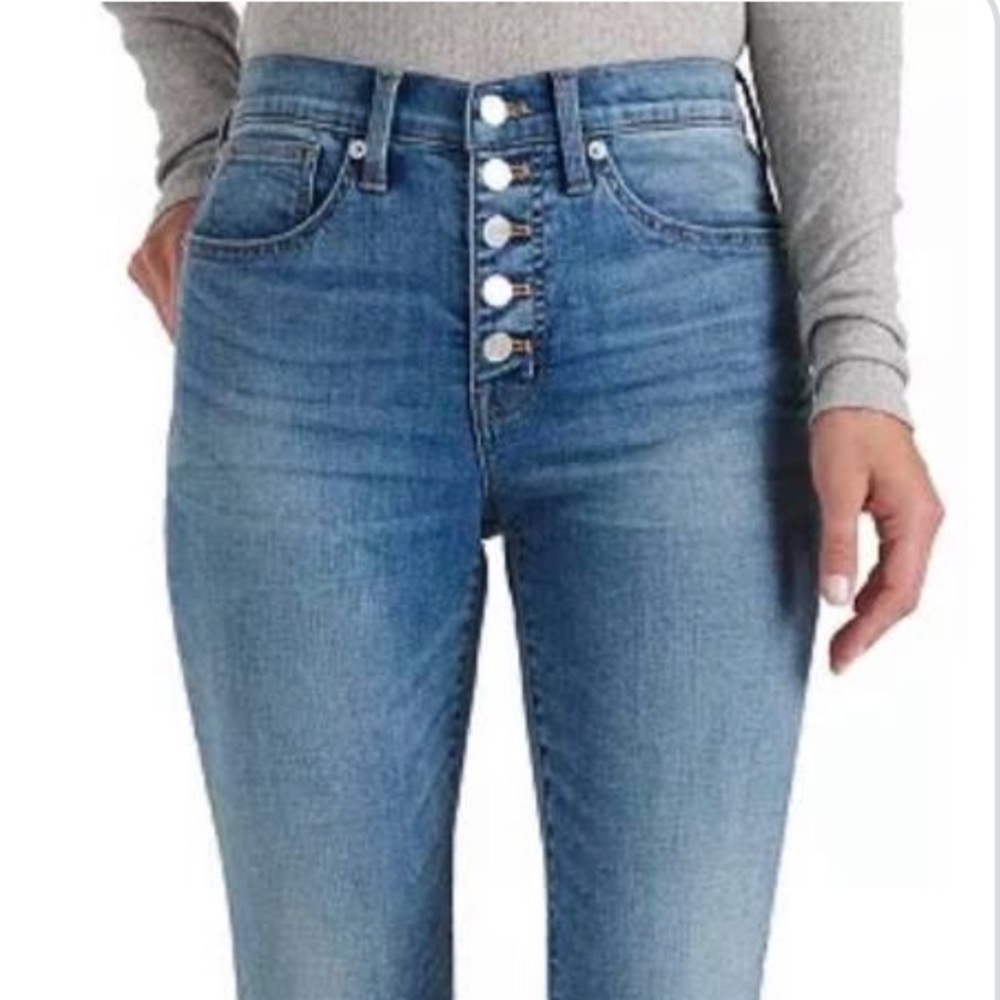 Lucky Brand Bridgette Skinny Button Fly Radiant Color 25/0 Ankle EUC
